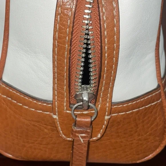 Coach Leather satchel, classic, white,  NWOT - Picture 7 of 12